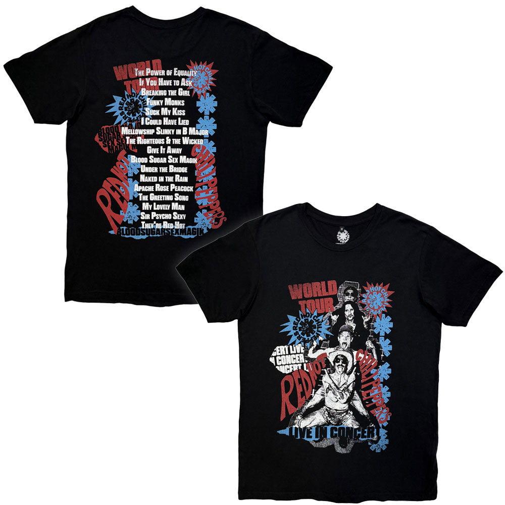 RED HOT CHILI PEPPERS - Blood Sugar Sex Magik Tracklist / バックプリントあり / カーボンソフト加工
